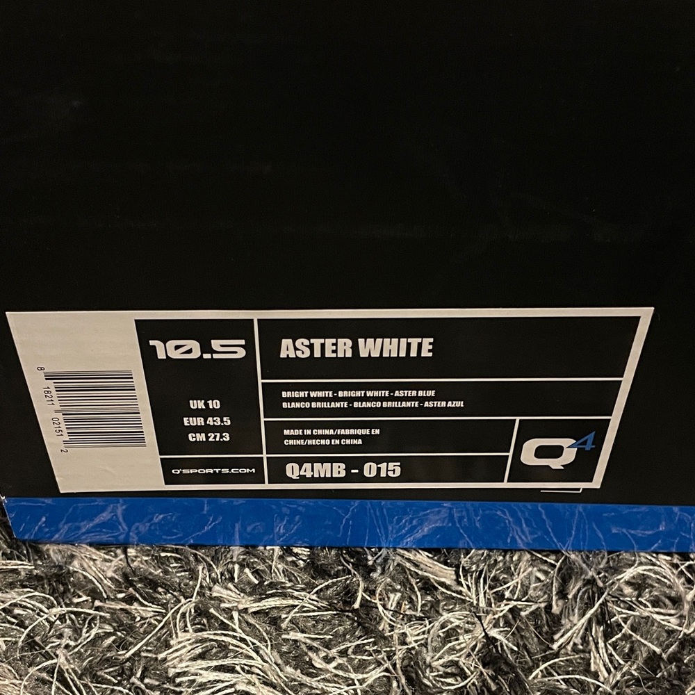 Men's Black and Blue Athletic Shoes - Picture 2 of 7